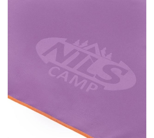 Рушник NCR12 180x100 NILS CAMP – фіолетовий