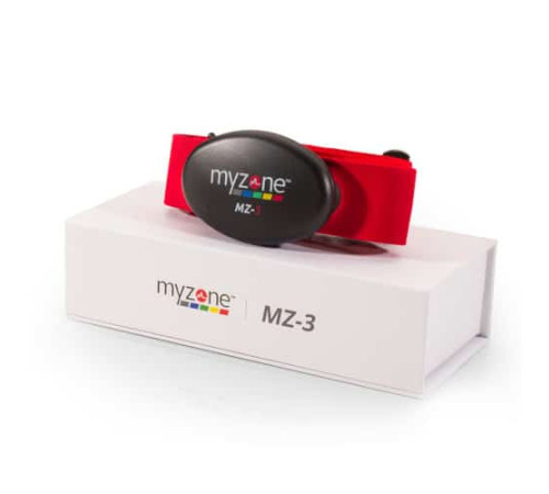 Пояс для вимірювання серцевого ритму Myzone MZ-3, чорно-червоний