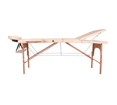 Масажний стіл inSPORTline Japane 3-Piece Wooden - кремово-жовтий Масажний стіл inSPORTline Japane 3-Piece Wooden - кремово-жовтий