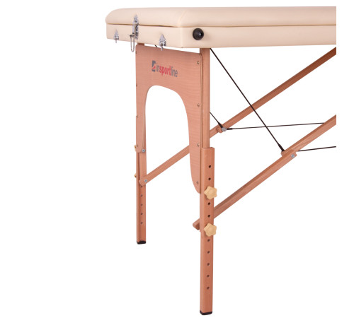 Масажний стіл inSPORTline Japane 3-Piece Wooden - кремово-жовтий Масажний стіл inSPORTline Japane 3-Piece Wooden - кремово-жовтий