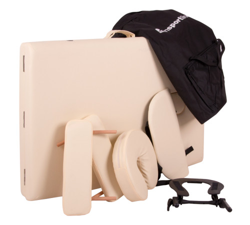Масажний стіл inSPORTline Japane 3-Piece Wooden - кремово-жовтий Масажний стіл inSPORTline Japane 3-Piece Wooden - кремово-жовтий