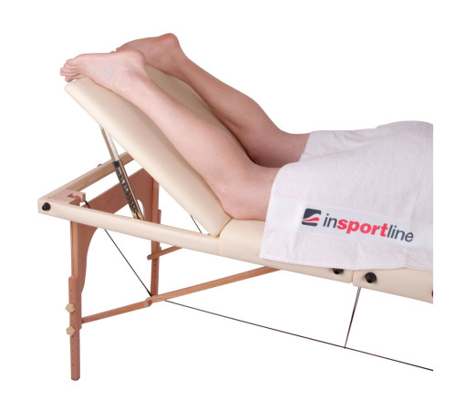 Масажний стіл inSPORTline Japane 3-Piece Wooden - кремово-жовтий Масажний стіл inSPORTline Japane 3-Piece Wooden - кремово-жовтий