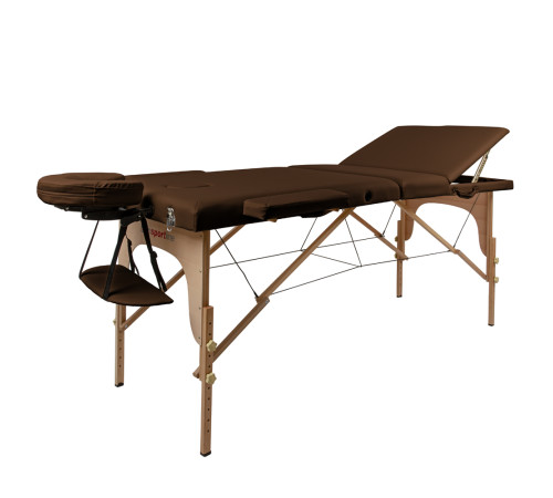 Масажний стіл inSPORTline Japane 3-Piece Wooden - коричневий Масажний стіл inSPORTline Japane 3-Piece Wooden - коричневий