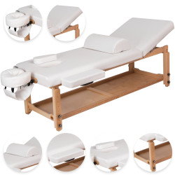 Масажний стіл Spa Plus MAX! білий