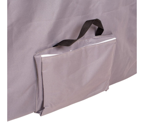 Масажний стіл inSPORTline Kiyora 2-Section Aluminum, біло-сірий
