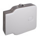 Масажний стіл inSPORTline Kiyora 2-Section Aluminum, біло-сірий