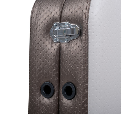 Масажний стіл inSPORTline Kiyora 2-Section Aluminum, біло-сірий