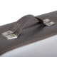 Масажний стіл inSPORTline Kiyora 2-Section Aluminum, біло-сірий