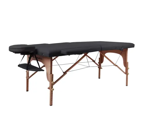 Масажний стіл inSPORTline Orashi 2-Section Wooden, чорний