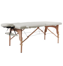Масажний стіл inSPORTline Orashi 2-Section Wooden, бежевий