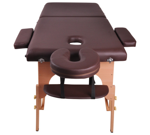 Масажний стіл inSPORTline Taisage 2-Piece Wooden - коричневий Масажний стіл inSPORTline Taisage 2-Piece Wooden - коричневий