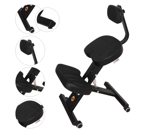 Масажний стілець ERGO-COMFORT PLUS - Heban K чорний Масажний стілець ERGO-COMFORT PLUS - Heban K чорний