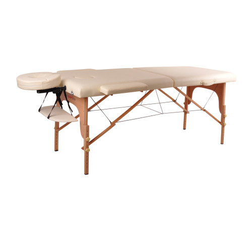 Масажний стіл inSPORTline Taisage 2-Piece Wooden - кремово-жовтий Масажний стіл inSPORTline Taisage 2-Piece Wooden - кремово-жовтий