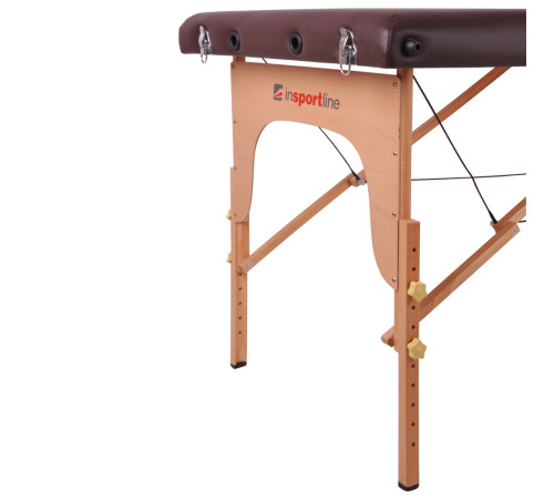 Масажний стіл inSPORTline Taisage 2-Piece Wooden - кремово-жовтий