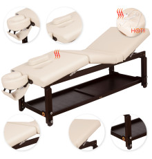 Масажний стіл Spa Manual HOT! бежевий