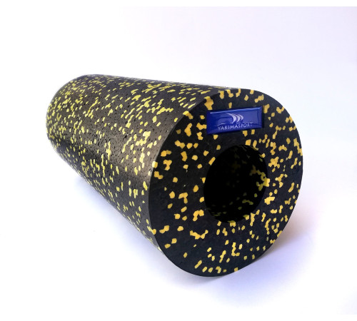 Гладкий масажний ролик YakimaSport EPP Roller Black чорно-жовтий Гладкий масажний ролик YakimaSport EPP Roller Black чорно-жовтий