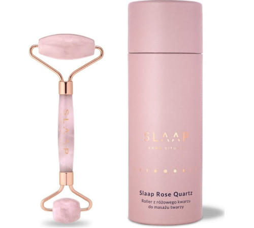 Масажний ролик для обличчя Slaap Rose Quartz з рожевого кварцу Масажний ролик для обличчя Slaap Rose Quartz з рожевого кварцу