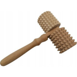 Масажер з ручкою для стоп тіла дерев'яний рецептор