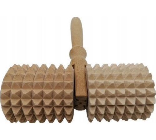 Масажер з ручкою для стоп тіла дерев'яний рецептор