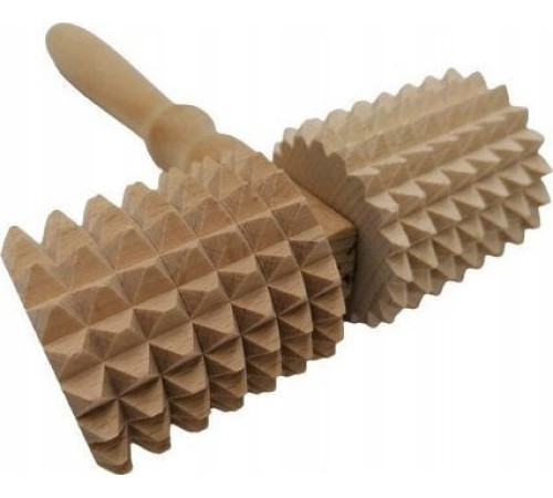 Масажер з ручкою для стоп тіла дерев'яний рецептор