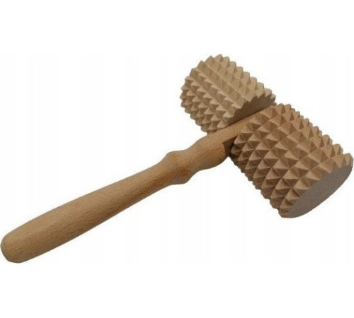 Масажер з ручкою для стоп тіла дерев'яний рецептор
