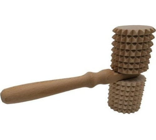 Масажер з ручкою для стоп тіла дерев'яний рецептор