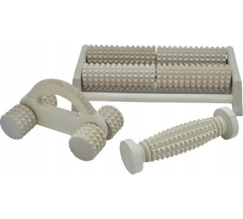 Набір дерев'яних масажерів для бабусі та дідуся