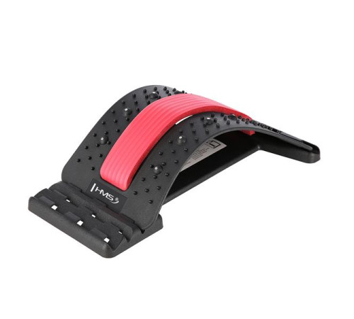 Масажер для спини та попереку HMS PRP02, чорно-червоний