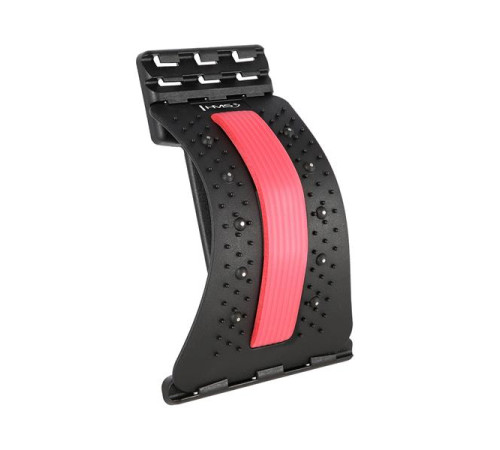 Масажер для спини та попереку HMS PRP02, чорно-червоний