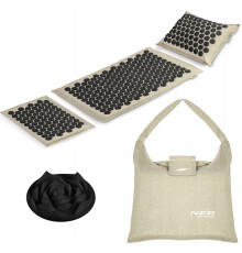 Килимок для акупресури Neo-Sport NS-902 бежево-чорний