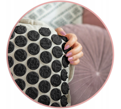 Килимок для акупресури Neo-Sport NS-902 бежево-чорний