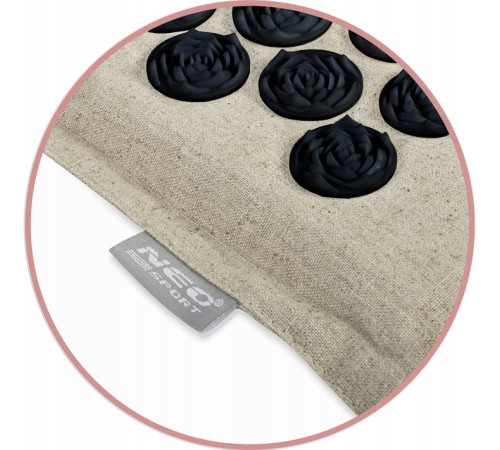 Килимок для акупресури Neo-Sport NS-902 бежево-чорний