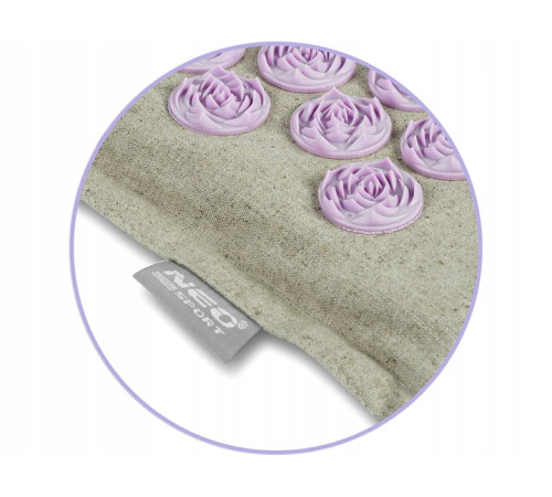 Килимок для акупресури Neo-Sport NS902 бежево-фіолетови