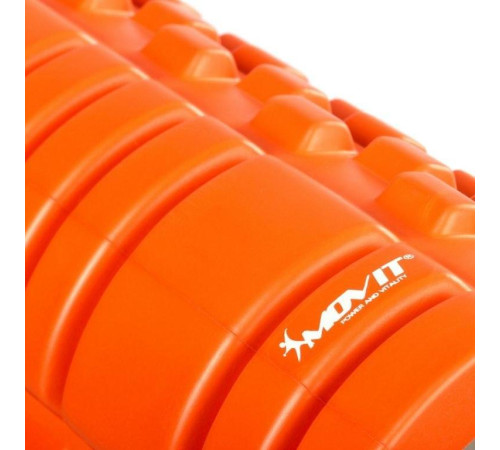 Масажний ролик Movit 33 х 14 см, помаранчевий
