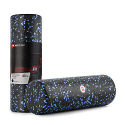 Масажний ролик/валик Marbo Sport EPP 30 см чорний/синій 