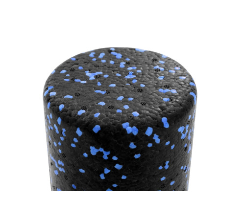 Масажний ролик/валик Marbo Sport EPP 30 см чорний/синій