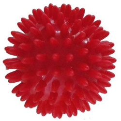 Масажний м'яч з шипами SPARTAN 7 см Red