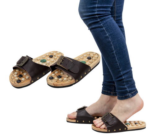 Масажні тапочки inSPORTline Klabaka з магнітами - розмір 42