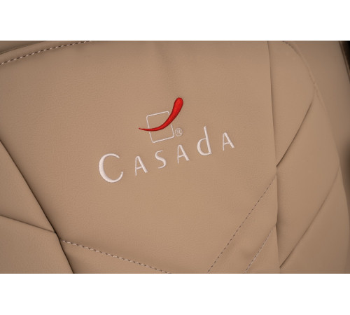 Масажне крісло Casada Betasonic III, кремово-коричневий