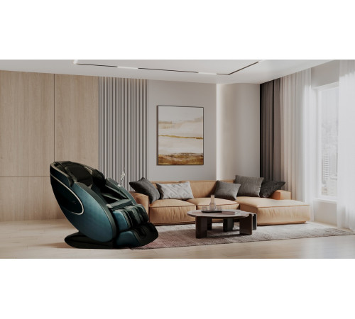 Масажне крісло Casada Sapphire, чорно-синій