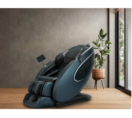 Масажне крісло Casada Sapphire, чорно-синій