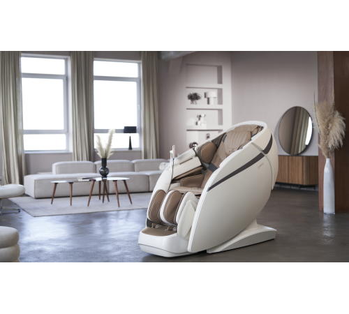 Масажне крісло Casada SKYLINER III. коричнево-біле