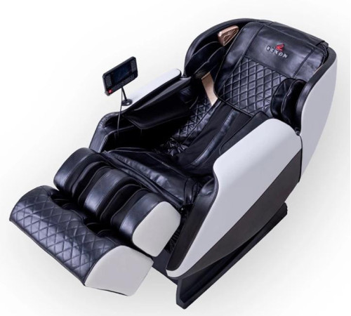 Масажне крісло REXON ALLURE 4D RX-R787SL, чорно-біле