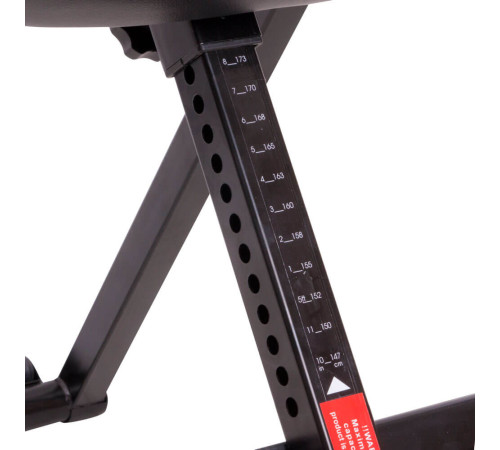 Інверсійний стіл з підігрівом inSPORTline Inverso Heaty, чорний