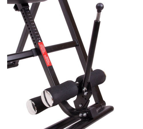 Інверсійний стіл з підігрівом inSPORTline Inverso Heaty, чорний