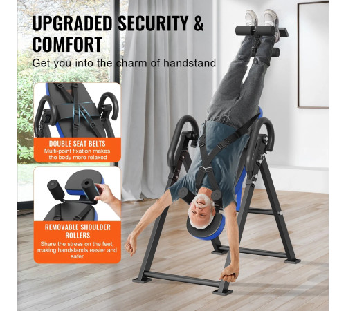 Інверсійний стіл VEVOR QD001, чорний