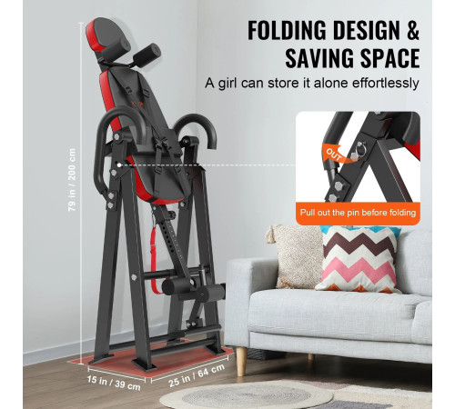 Інверсійний стіл VEVOR QD003