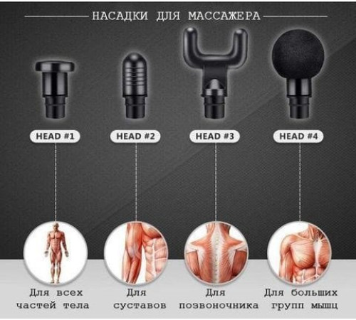 МАСАЖНИЙ ПІСТОТОЛЬ 4 В 1 СРІБЛИВИЙ МАСАЖНИЙ ПІСТОТОЛЬ 4 В 1 СРІБЛИВИЙ