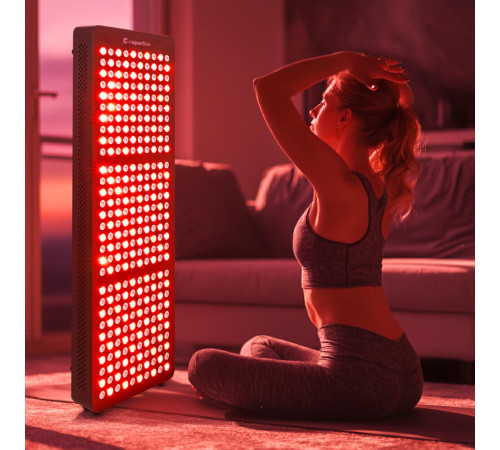 Інфрачервона світлодіодна панель inSPORTline Lustar - 300 LED, чорна