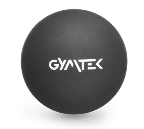 Масажний м'яч Gymtek 63 мм силіконовий чорний Масажний м'яч Gymtek 63 мм силіконовий чорний
